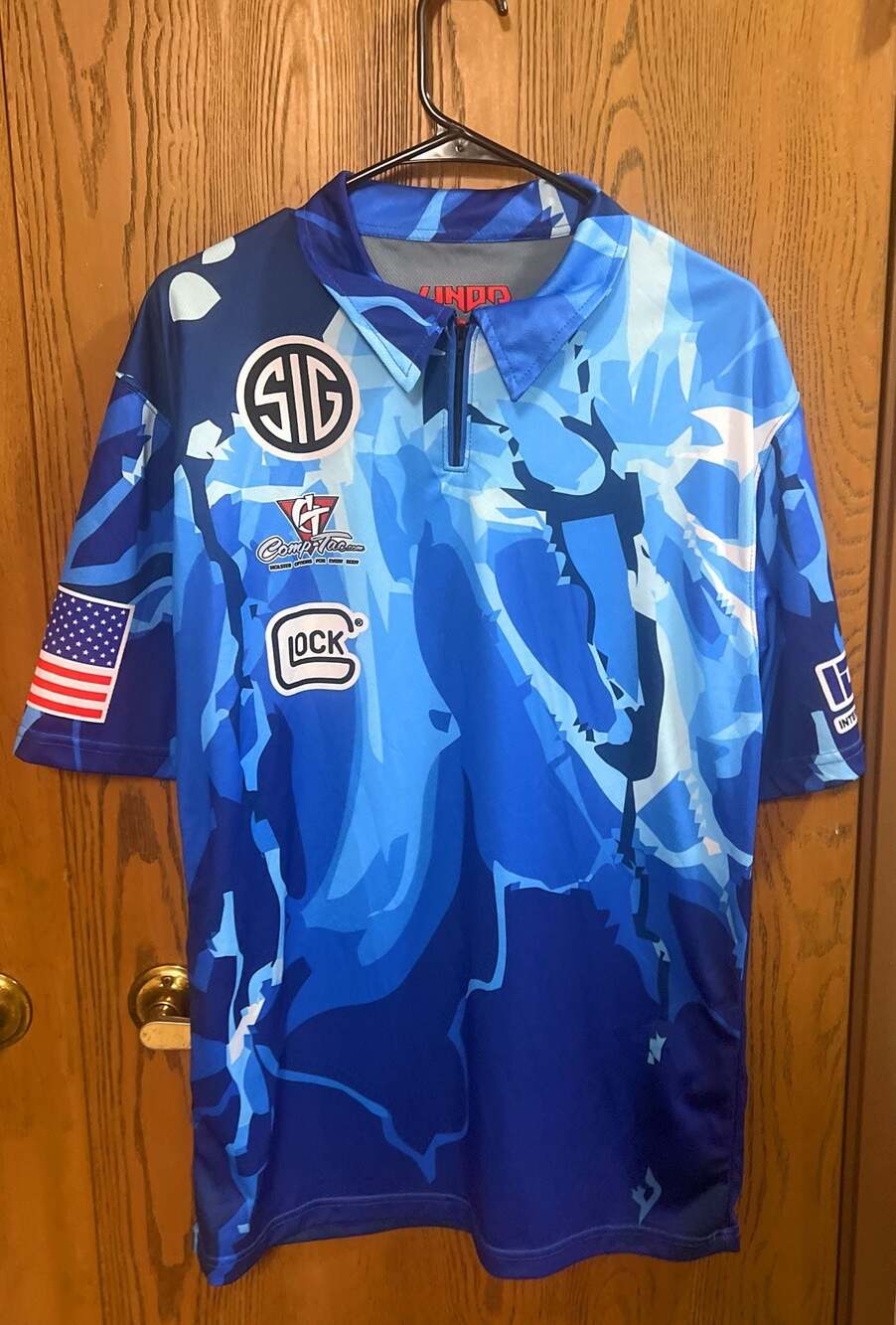 UNDR Custom IDPA International Defensive Pistol Association Blue Camo Jersey